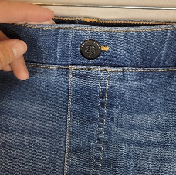 BETABRAND PULL ON Boot-Cut 4-Pocket Yoga Denim Pants, sz Large - Picture 8 of 16